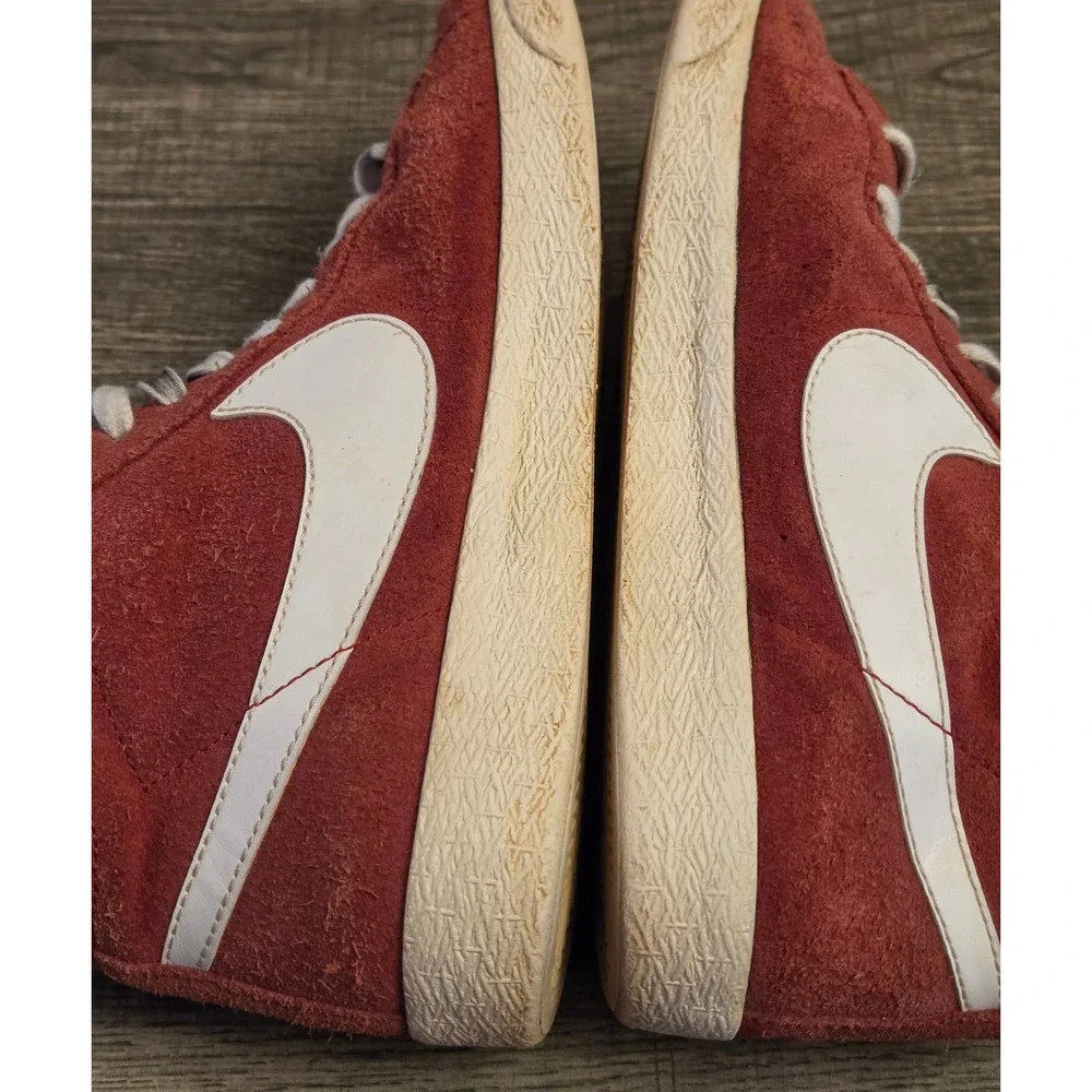 Nike Blazer‎ Mid '77 Shoes Youth Size 6.5Y Womens 8 Red